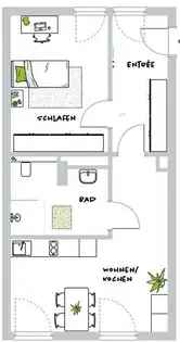 Wohnung (20.0 m²) zur Miete in Düsseldorf (Corneliusstraße, 40215 Dusseldorf, Germany)