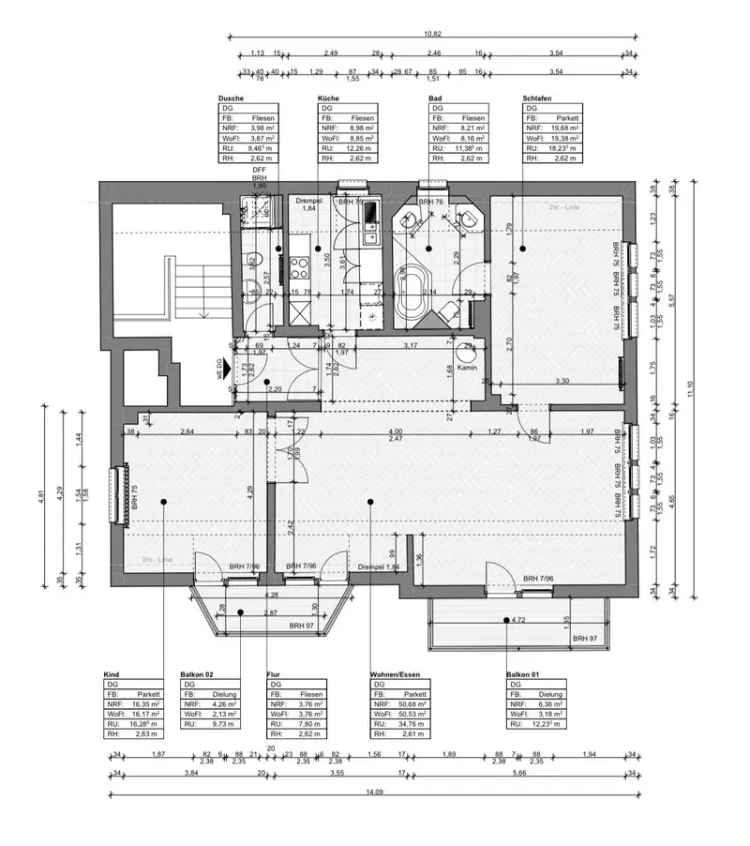 Mieten Maisonette-Wohnung 6 Zimmer mit Balkonen in Dresden