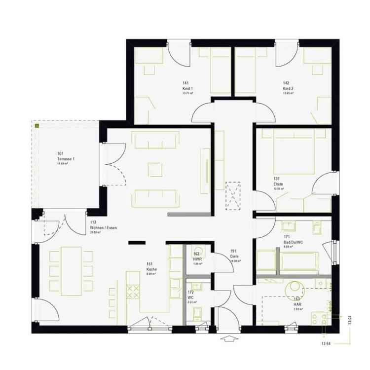 Traumhaus in Hamburg - individuelle Grundrissanpassung