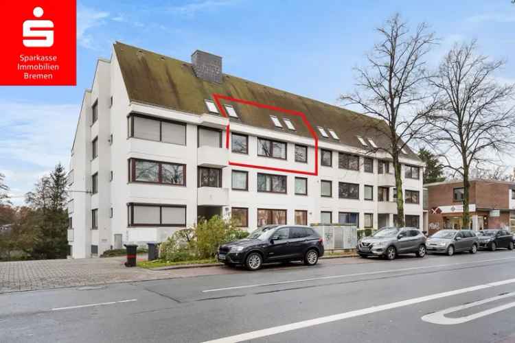 Bremen Burgdamm: Schöne Maisonettewohnung mit Tiefgarage in zentraler Lage