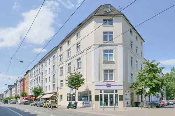 Flingern: wunderschöne 2-Zimmer-Wohnung im gepflegten Mehrfamilienhaus mit Balkon