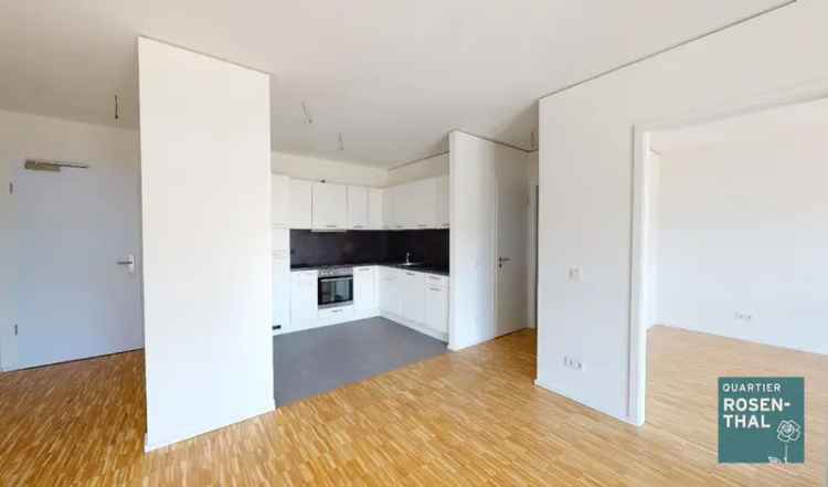 Der erste Monat MIETFREI: Moderne 2 Zimmer Wohnung mit Einbauküche und Terrasse zu vermieten!