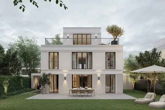 Kauf Villa in Ottobrunner Villenlage mit luxuriösem Design und 381 m²