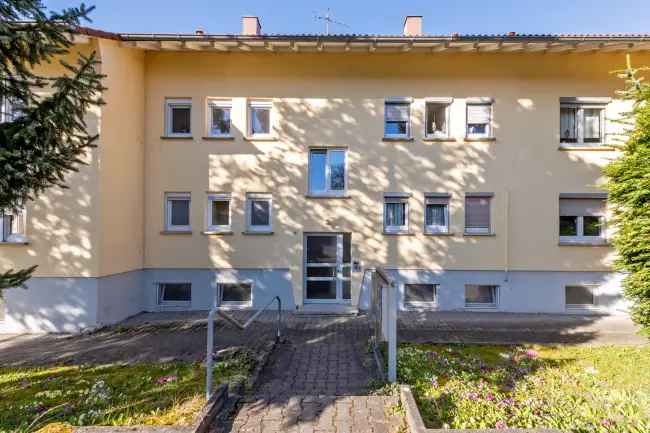 Freundlich 3-Zimmer-Wohnung im Hochparterre
in gepflegtem Wohngebiet in Plüderhausen