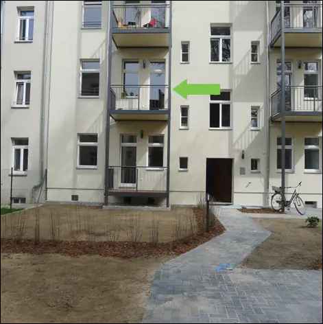 reserviert – AM PULS VON PLAGWITZ-LINDENAU: Vermietete 3-Raum-Wohnung im Gründerzeitdenkmal