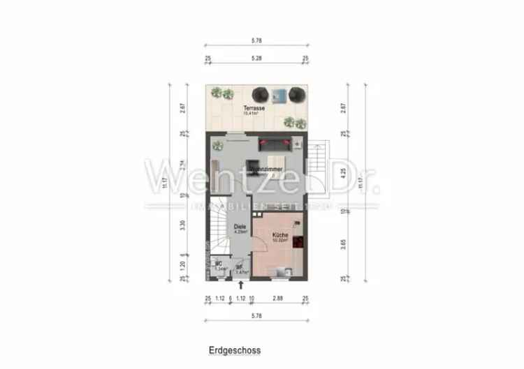 Reihenendhaus Wiesbaden Südost Garten Familienfreundlich