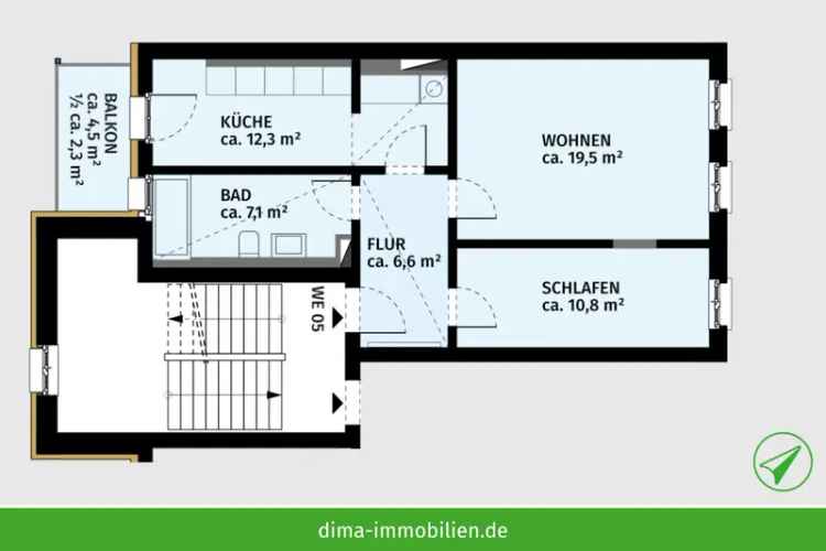 Leipzig Lindenau Denkmalobjekt 2 Zimmer Wohnung KfW Förderung