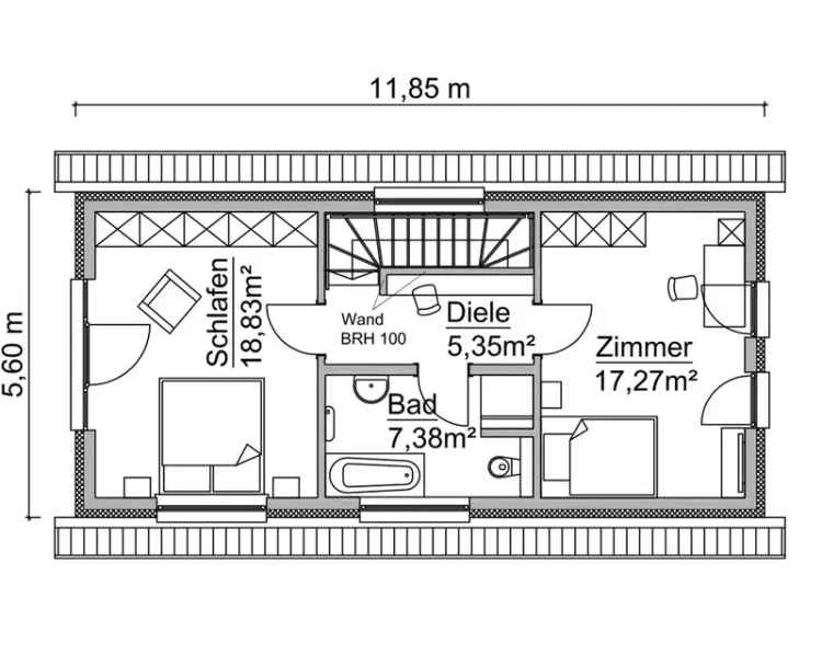 ScanHaus –  Hohe Drempelhöhe für mehr Platz – Kompakte Wohnfläche mit 101 m² – mr-2024-26-11-1SH102D