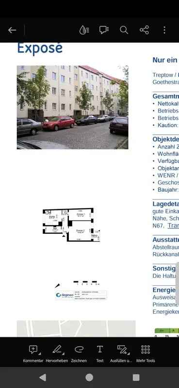 Mieten Wohnung in Berlin Oberschöneweide mit ruhiger Lage und guter Anbindung