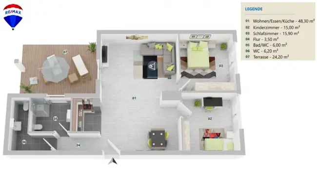 Erdgeschosswohnung im Neubau mit Terrasse und Stellplatz-
Ihr Traum vom Erstbezug