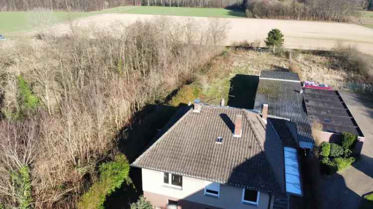 Einfamilienhaus am Feldrand mit Garten und Zugang zum Weißen Rheinbogen