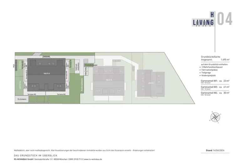 Moderne 2-Zimmer-Wohnung in ruhiger, stadtnaher Lage in Trudering