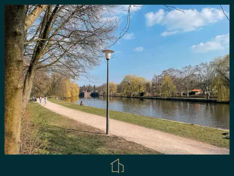 Luxus-Penthouse in Alsterdorf mit Blick auf die Alster