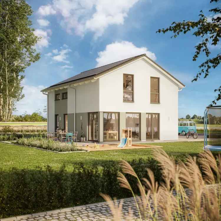 Bau eines Fertighauses in Deutschland mit Living Haus