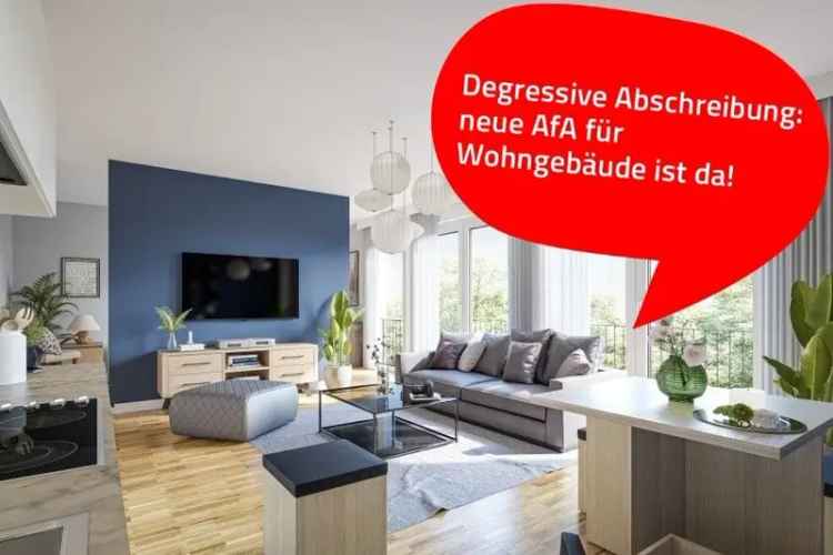 Schlüsselfertiger Erstbezug: lichtdurchflutete 3-Zimmer Wohnung