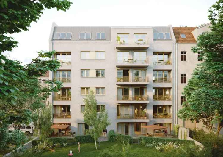 Wohnen im Kiez nahe Humannplatz: 2-Zi Neubauwohnung mit Balkon