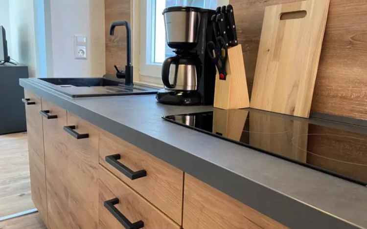 1-Zimmerwohnung mit TV, Internet, Küche, Dusche/Wc, Waschmaschine, Trockner und Terrasse