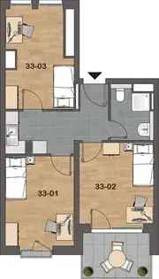 Wohnung (16.0 m²) zur Miete in Hamburg (Warnstedtstraße 57A, 22525 Hamburg, Germany)