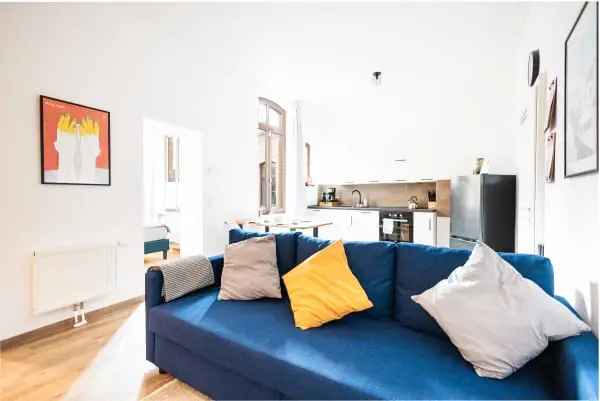 Altbauwohnung Halle Altstadt 2 Zimmer modern Netflix WLAN