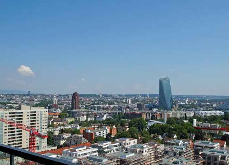 Luxuswohnung Henninger Turm Frankfurt Panoramablick 3 Zimmer