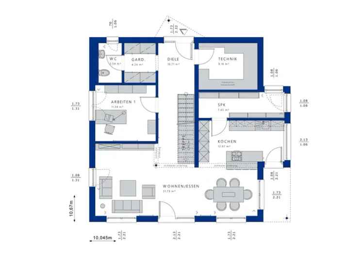 Familienhaus mit 4 Kinderzimmern und Homeoffice