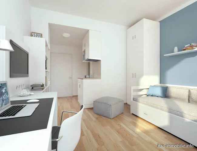 Hamburg-Harburg:  2 Appartements im Paket, je 1-Zimmer-Apartment in gepflegter Studentenwohnanlage.