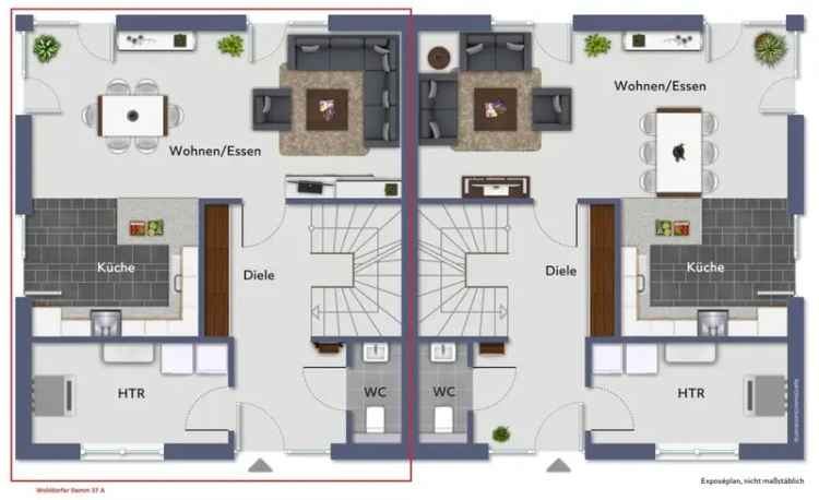 Schöne Doppelhaushälften in Hamburg-Bergestedt -NEUBAU-