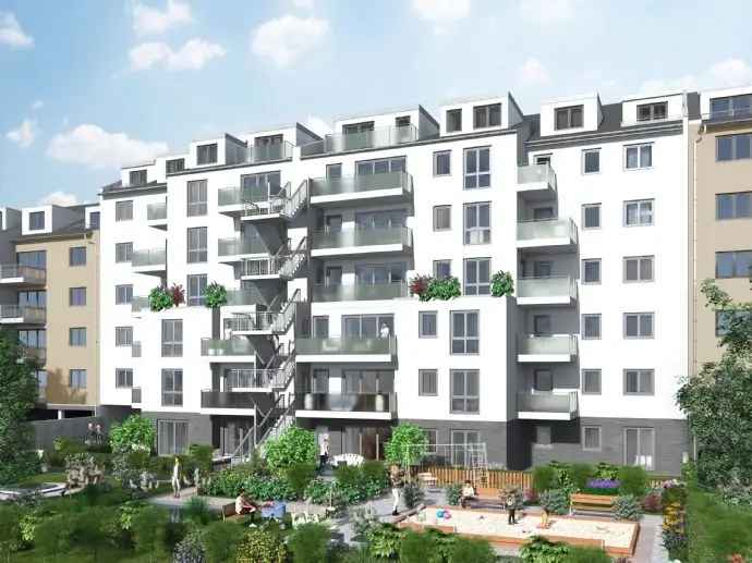 Moderne 2-Zi Wohnung Dusseldorf Fussbodenheizung Balkon