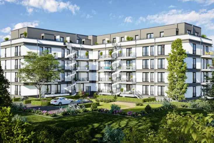 Schlüsselfertige Neubauwohnung mit Balkon und Außenstellplatz