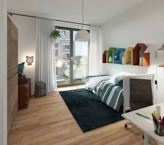 Leben im Trendviertel: Helle 4-Zimmer-Wohnung im ZAM Neubau