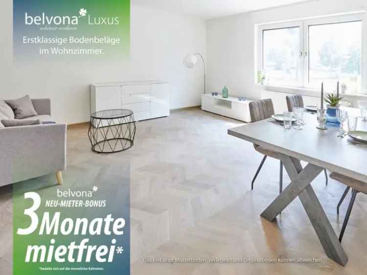 3 Monate mietfrei 3 Zimmer Wohnung Saniert Max Planck Quartier