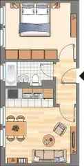 Wohnung (63.0 m²) zur Miete in Dortmund (Max-Brod-Straße 23, 44328 Dortmund, Germany)