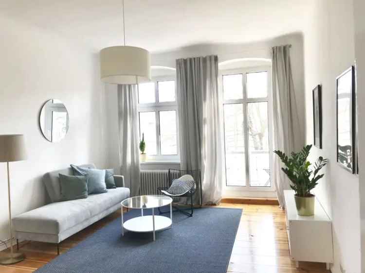 Helle Altbauwohnung Berlin Mariendorf 2 Zimmer Balkon