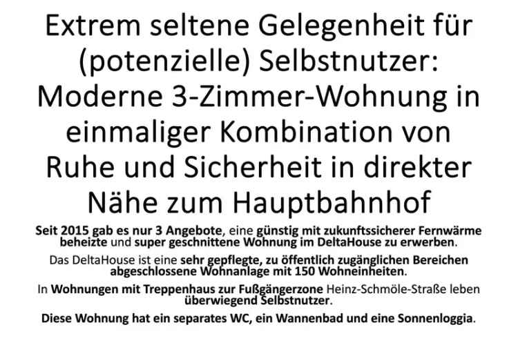 Rare Gelegenheit mit hoher Sicherheit und vielen Optionen: Ruhig, zentral, hell und energieeffizeint