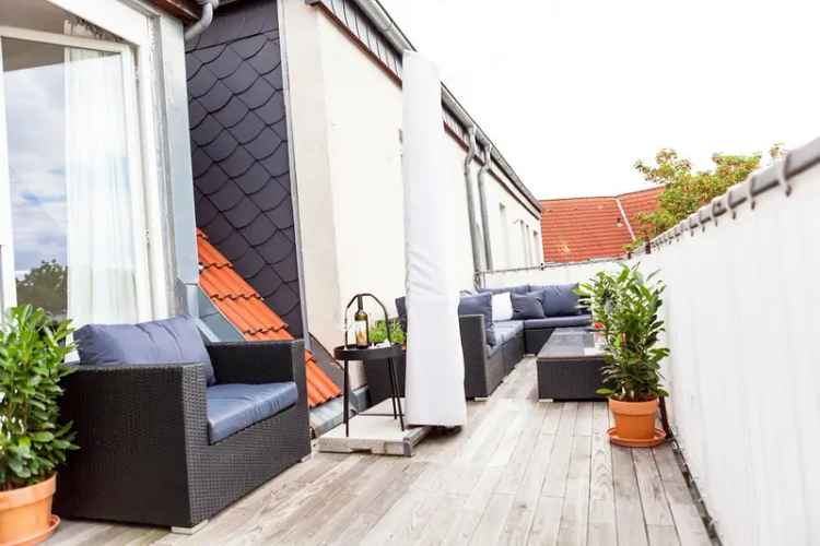 3,5-Zi.-Wohnung in Gohlis Mitte mit 18m Dachterrasse