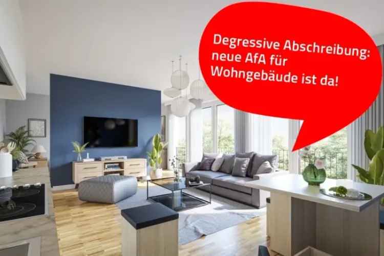 Neubau: Erdgeschosswohnung mit Außenstellplatz und großem Balkon