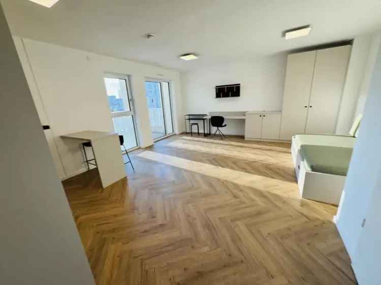 Neubau! 1-Zimmer möbliert mit EBK + Balkon + Abstellkammer + Waschmaschinenanschluss in Adlershof!