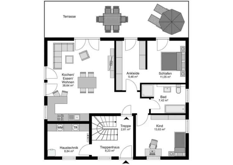 Generationenhaus Hannover Ricklingen 190m² 6 Zimmer Grundstück Inklusive