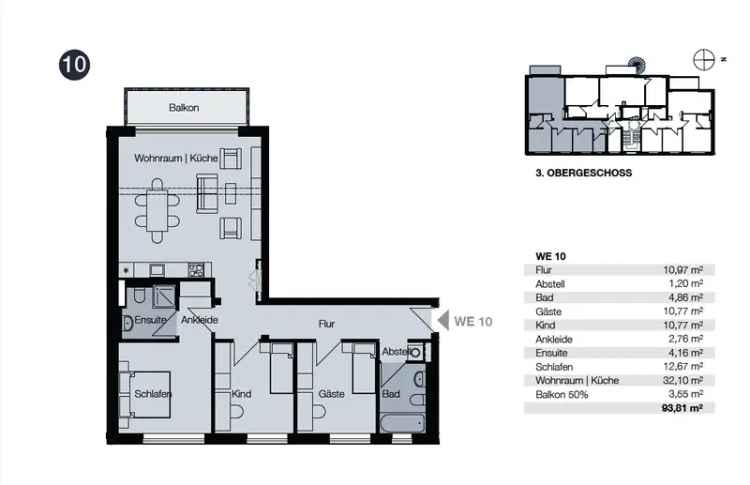 Luxuswohnung Leipzig Bautzmannpark Neubau 4 Zimmer Balkon Tiefgarage KfW 55