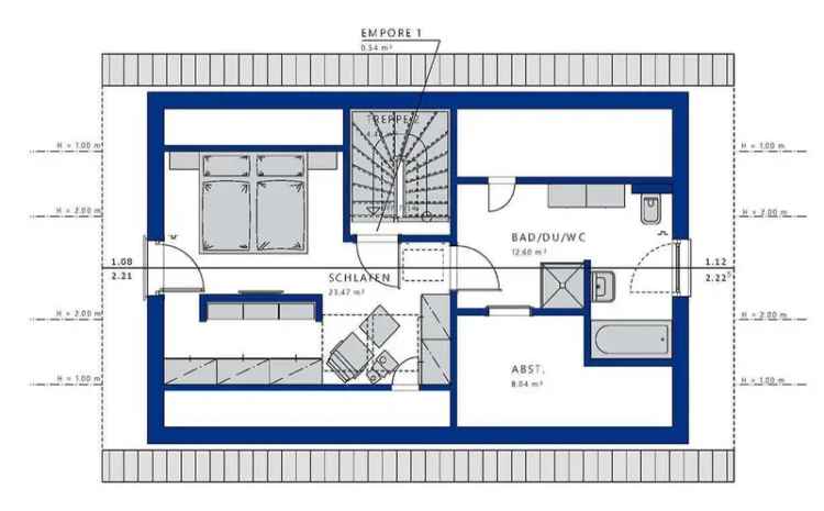 Familienhaus Dortmund 5 Schlafzimmer 3 Etagen 180m²