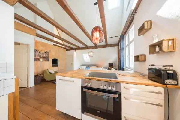 Familien Maisonette Potsdam Kamin 72qm 2 Schlafzimmer