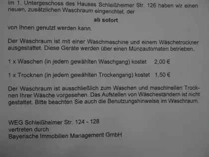 Wohnung (30.0 m²) zur Miete in München (REWE, Schleißheimer Straße 126, 80797 Munich, Germany) - immosurf.de