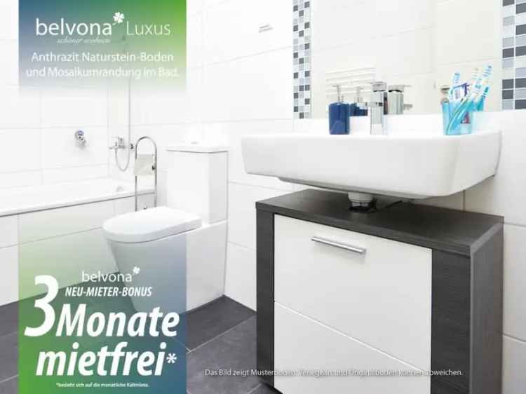 Neu ▷ SOFORT FREI!sanierte 3 Zi-belvona Luxuswohnung in