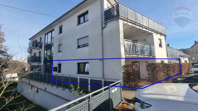 Moderne Erdgeschosswohnung mit Terrasse in Rehlingen