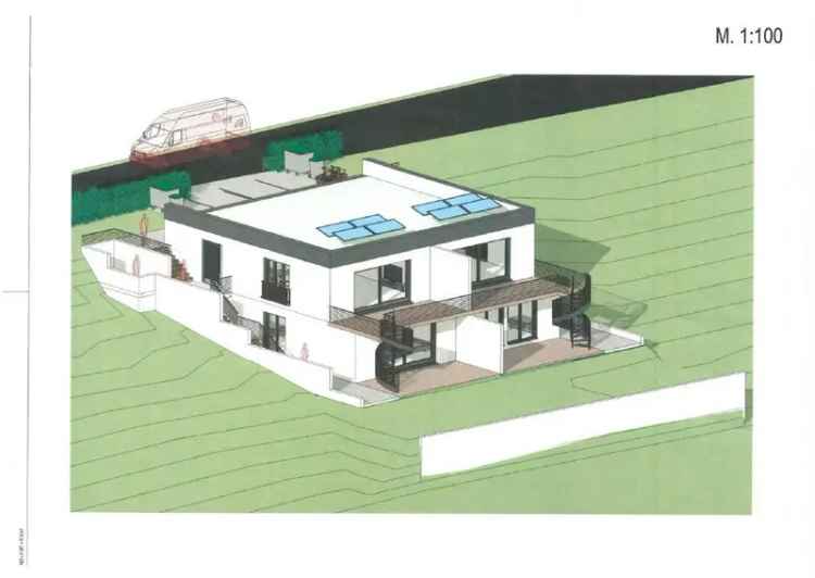 Doppelhaushälfte Düsseldorf-Unterbach KfW40 Wärmepumpe Solaranlage