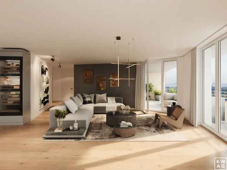 Luxuriöse 5-Zimmer-Wohnung mit Blick über München