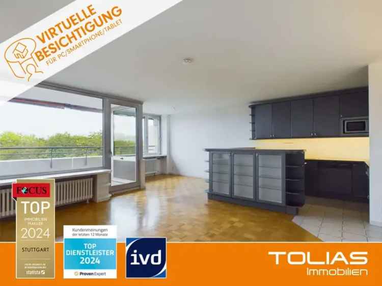 4 Zimmer Wohnung im Asemwald kaufen mit Balkon und Stellplatz