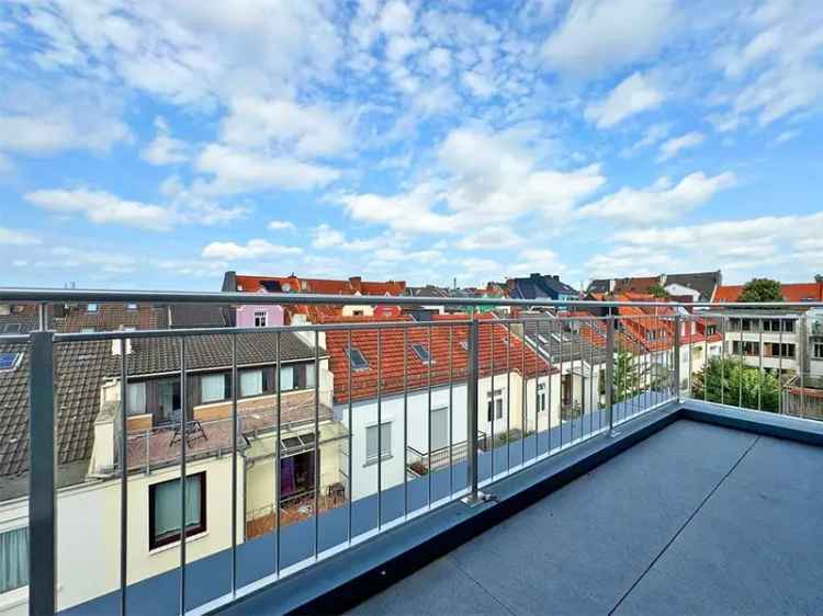 Flüsseviertel / Erstbezug / Exklusive Maisonettewohnung mit Weitblick über die Neustadt