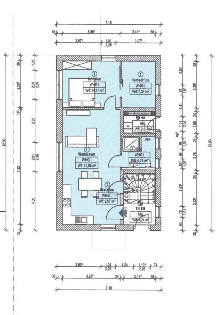 Neubau 3 Zimmer -in Toplage -Neuste Heiztechnik-Photovoltaik Anlage