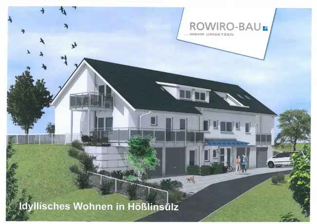 NEUBAU...3,5 Zimmer Wohnung im Gartengeschoss mit Terasse, Loggia und Gartenanteil